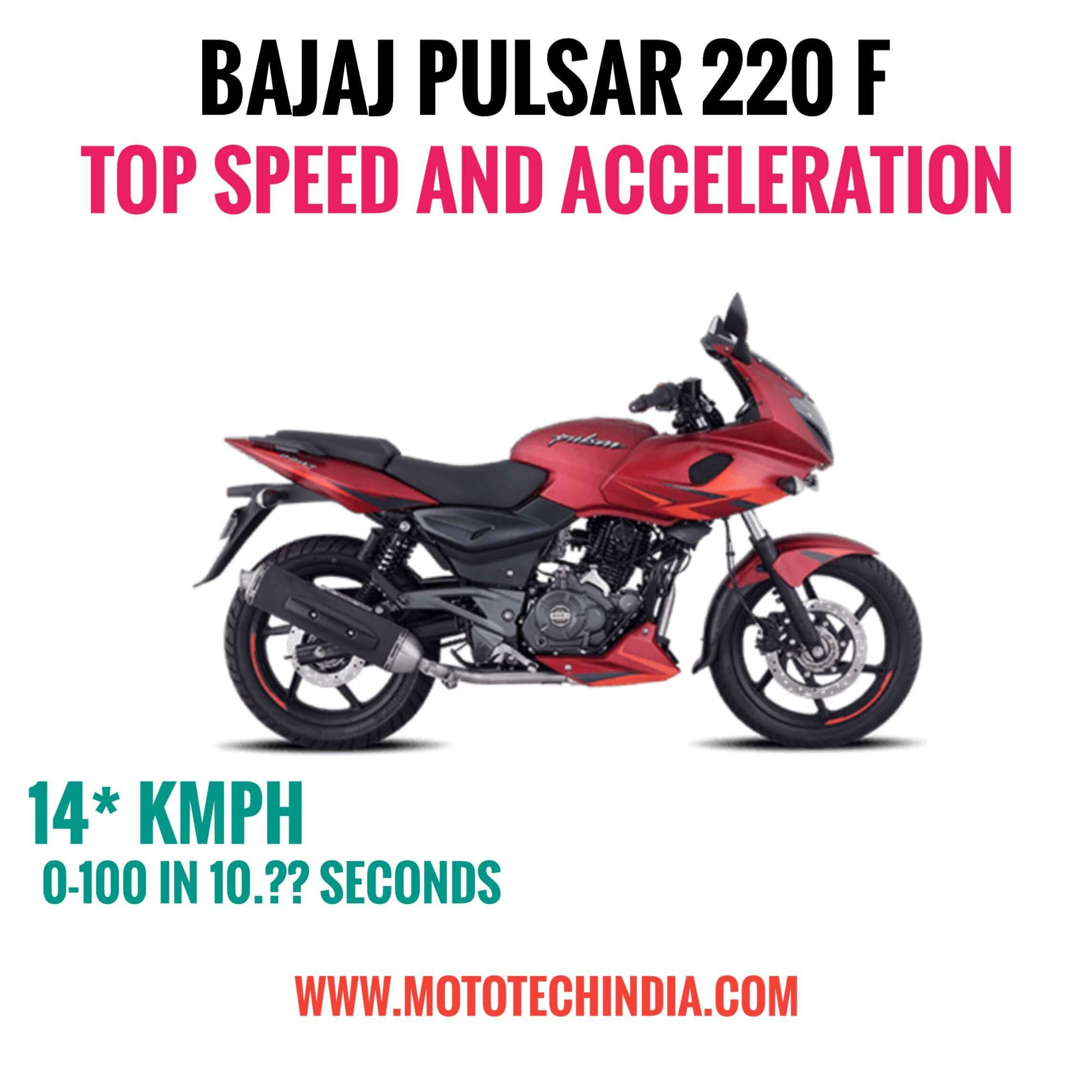 Pulsar 220 Top Speed And Acceleration With Video Mototech India