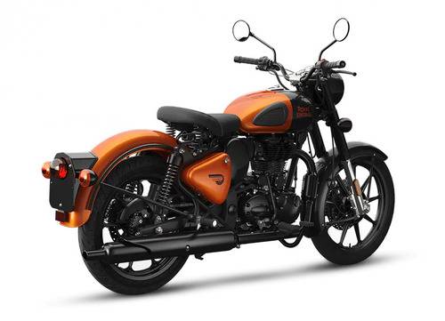 Royal Enfield Classic 350 Orange Colour Price in India